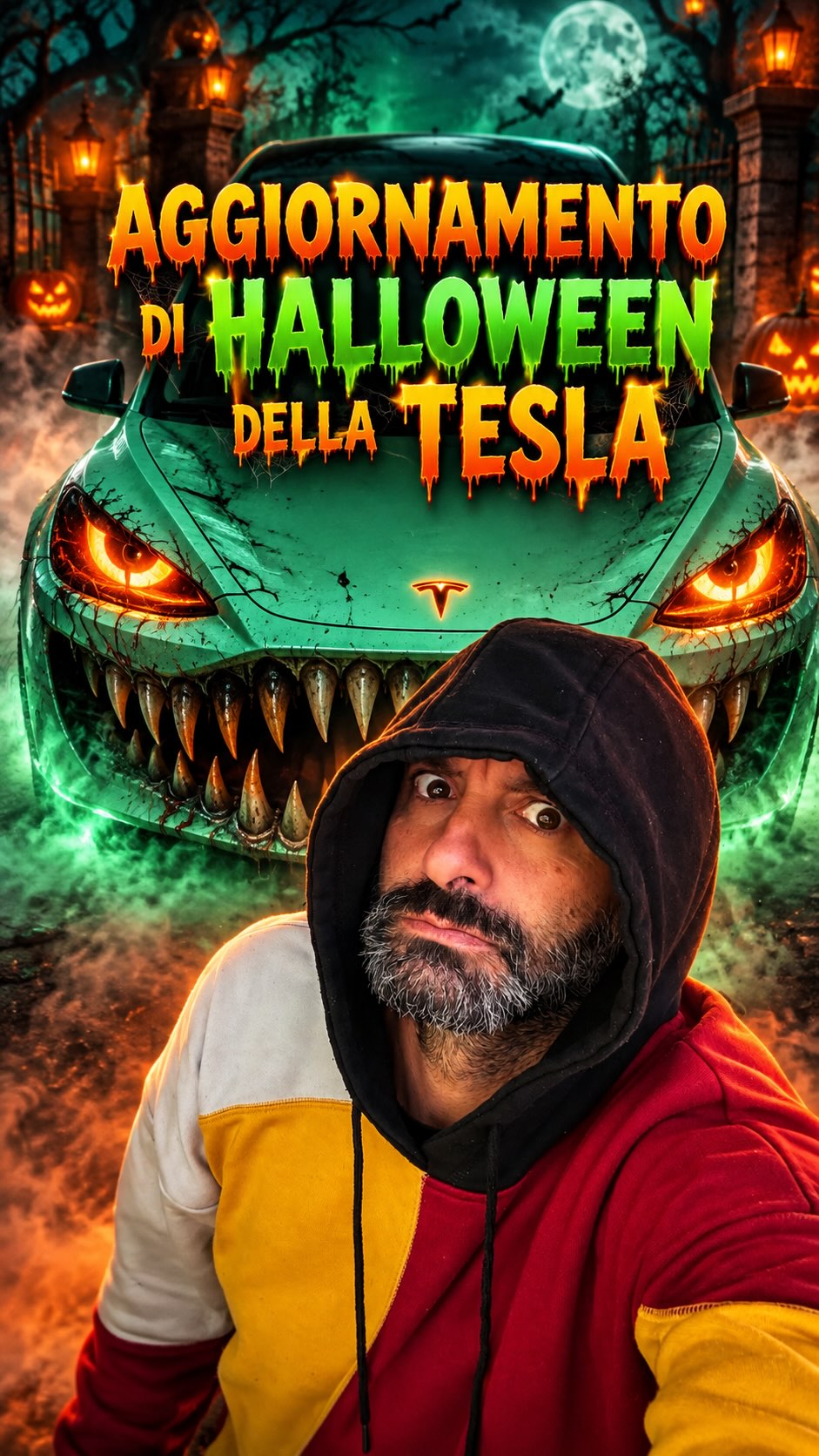 AHAHAHHAA che macchina matta ahahahah #tesla #maquantomipiace